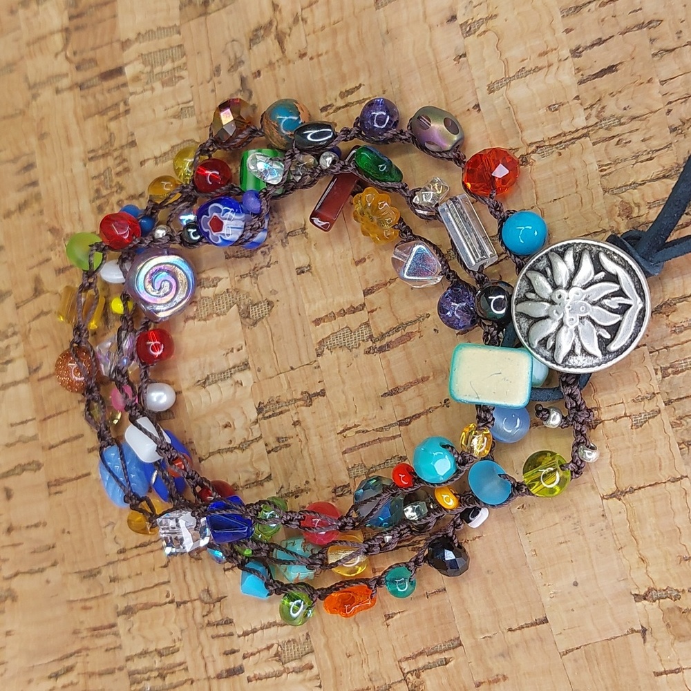 Hand Crafted Artisan Necklace, 28" By Rust Belt Raised, Boho